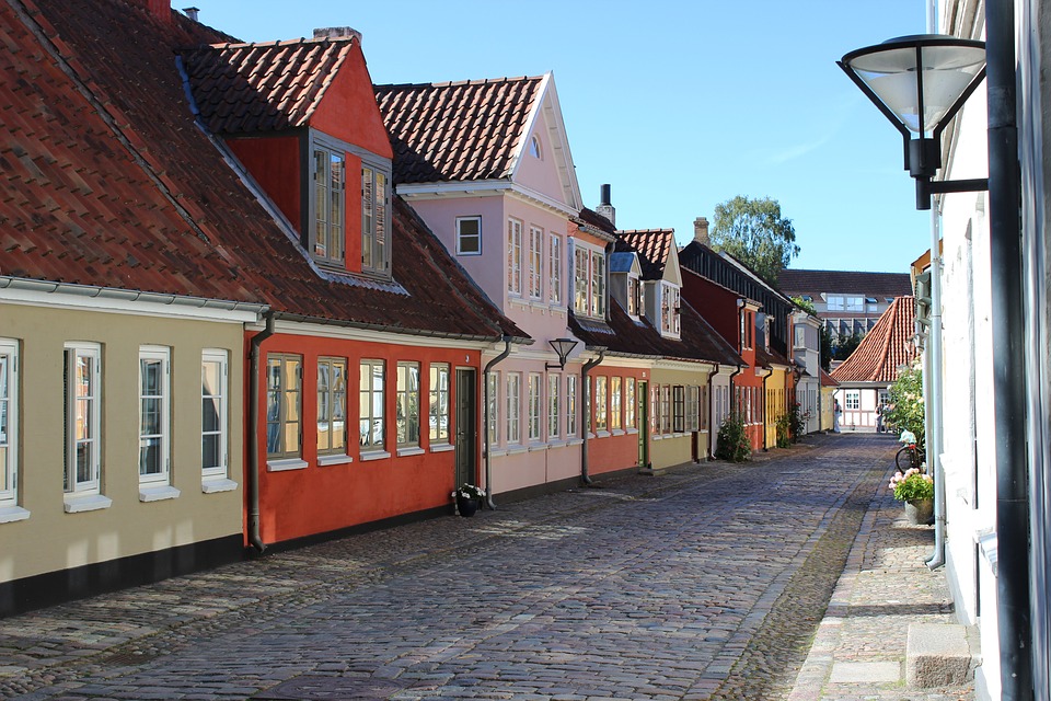 gade i Odense